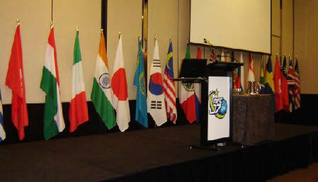 Flag Hire - Flagpole Hire - Crown Towers 2007